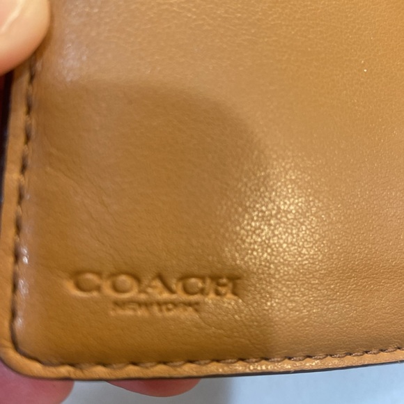 Coach Brown Monogram Wallet EUC - Picture 7 of 12